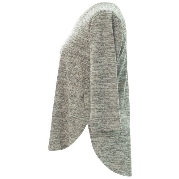 Gray Loose Fit Plus Size Hi-Lo Top - Picture 7 of 8